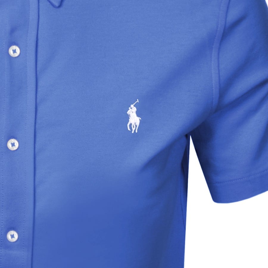 Alternative Image for ProductRalph Lauren Featherweight Short Sleeve Shirt Blue3